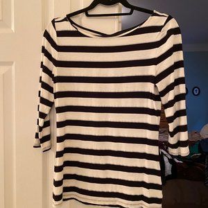 White House Black Market Striped Shirt
